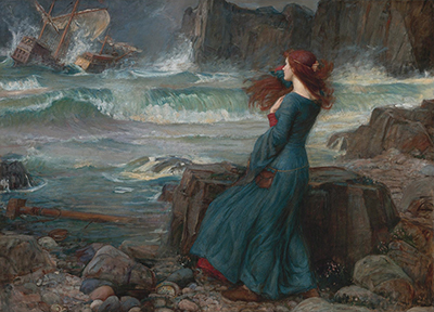 Miranda – The Tempest by John William Waterhouse